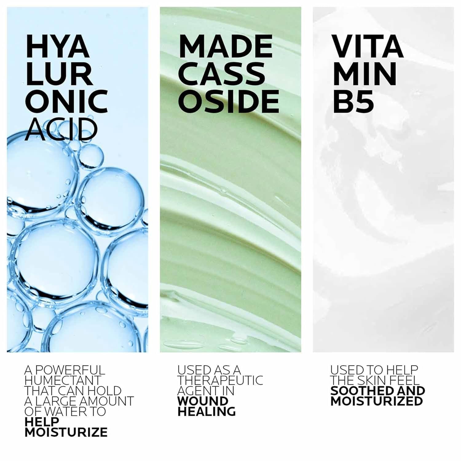 La Roche-Posay Hyalu B5 Pure Hyaluronic Acid Serum for Face, Vitamin B5 + Hyaluronic Acid + Madecassoside, Hydrating Serum Visibly Plumps Skin, Sensitive Skin Safe, Anti Aging, Oil-Free - Image 3