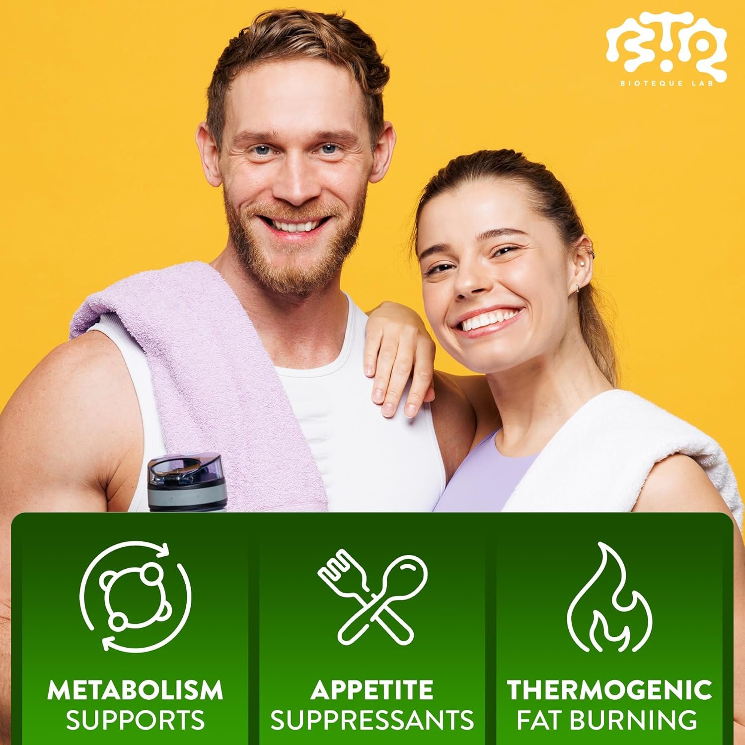 Bioteque Lab Weight Loss Diet Capsules, Natural Appetite Suppressant, Fat Burner for Women and Men with Apple Cider, Green Coffee Bean Extract, Cinnamon, Cayenne Pepper Metabolism Booster - Image 7